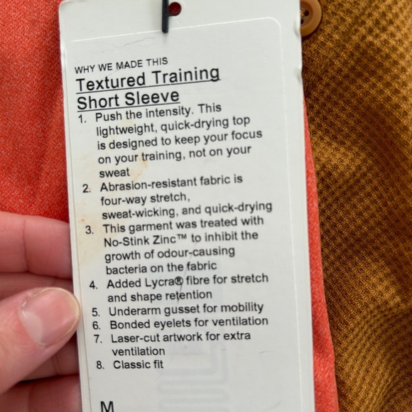 Lululemon Textured Training Shirt - Picture 4 of 4
